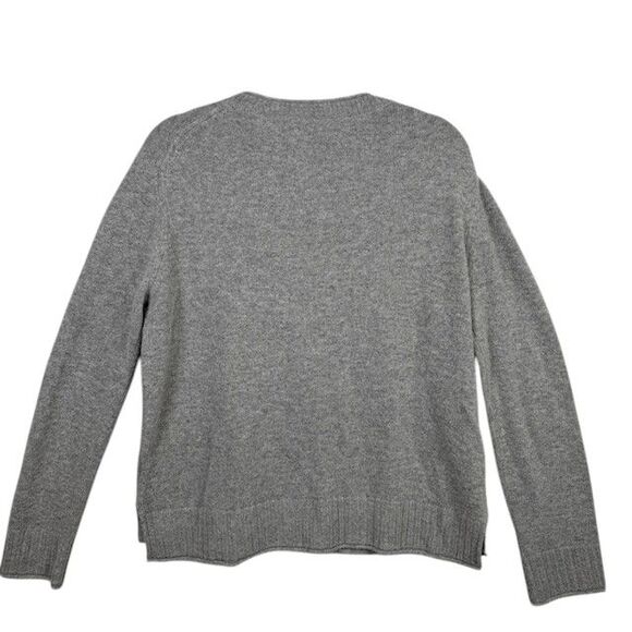 Jenni Kayne Everyday Sweater Cashmere Blend in Gray Oversized Boxy Size Small - Picture 4 of 11